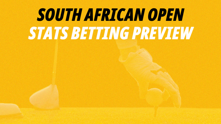 South African Open 2026 stats preview